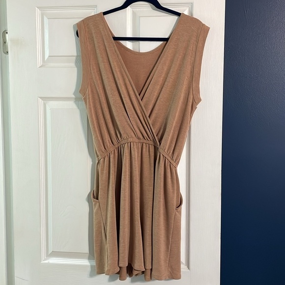 Carole Christian Camel Tan Romper - Picture 2 of 10